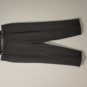 Calvin Klein 34/32 gray cuffed and pleated dress slacks in excellent condition